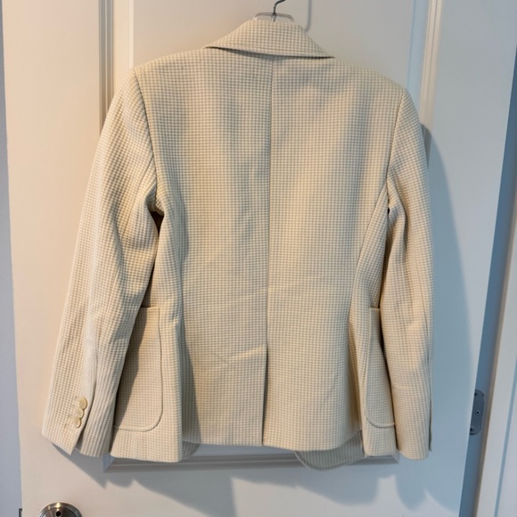 Theory Ivory & Tan Blazer | Size 0 - Picture 4 of 5